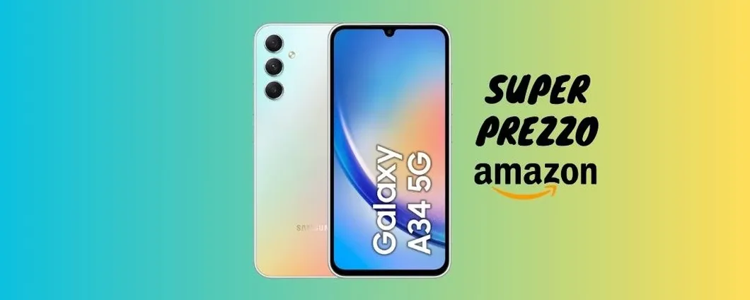 Samsung Galaxy A34 in SUPER PROMO, risparmi oltre 137 euro su Amazon!