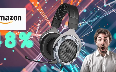 Giocare comodo e sentire al meglio: OCCASIONE per le Cuffie gaming Corsair
