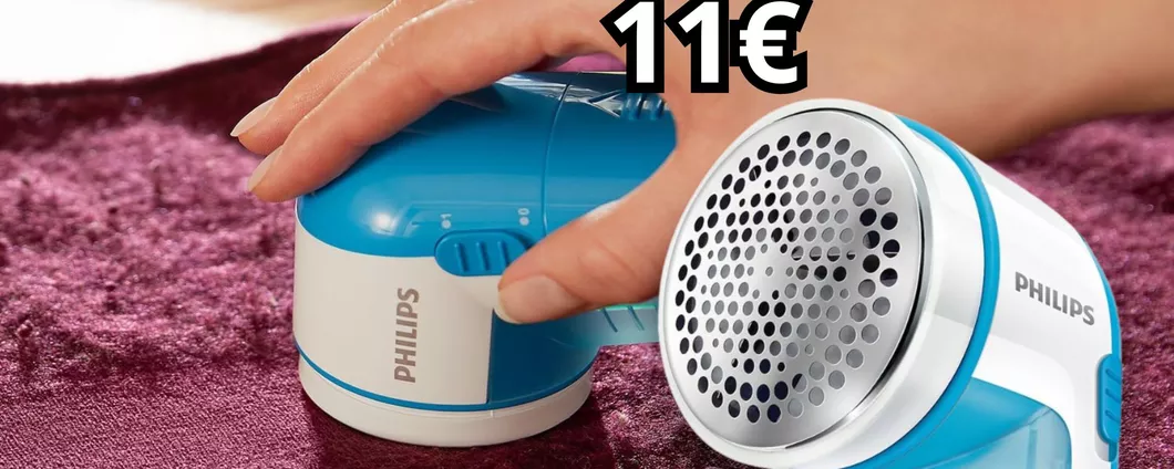 SOLO 11€ per il Levapelucchi Philips che dona nuova vita ai tuoi capi preferiti!