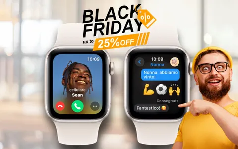 Apple Watch SE: per il BLACK FRIDAY il prezzo si fa MINUSCOLO su Amazon