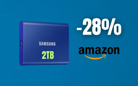 SSD portatile Samsung da 2TB in promo per l'ultimo giorno della Festa delle Offerte di Primavera