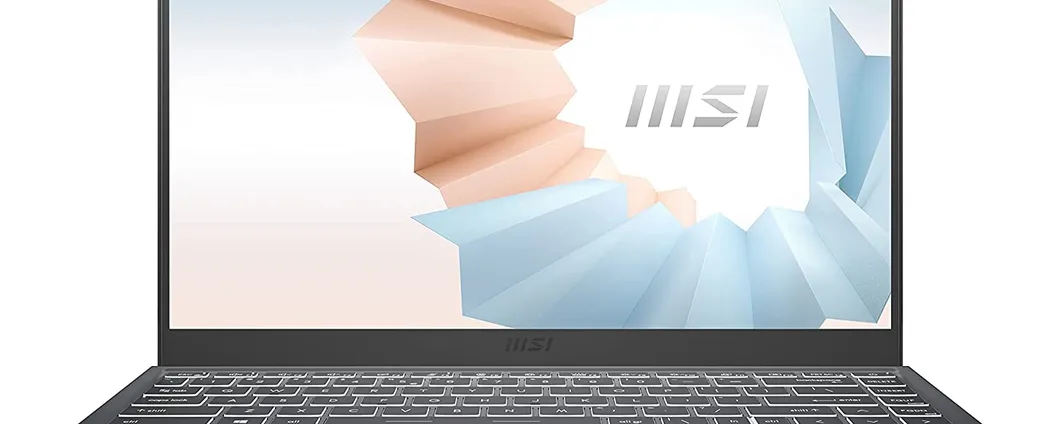 Notebook MSI Modern 14 B5M-236IT: su Amazon OFFERTA BOMBA e sconto di 300,00 Euro!
