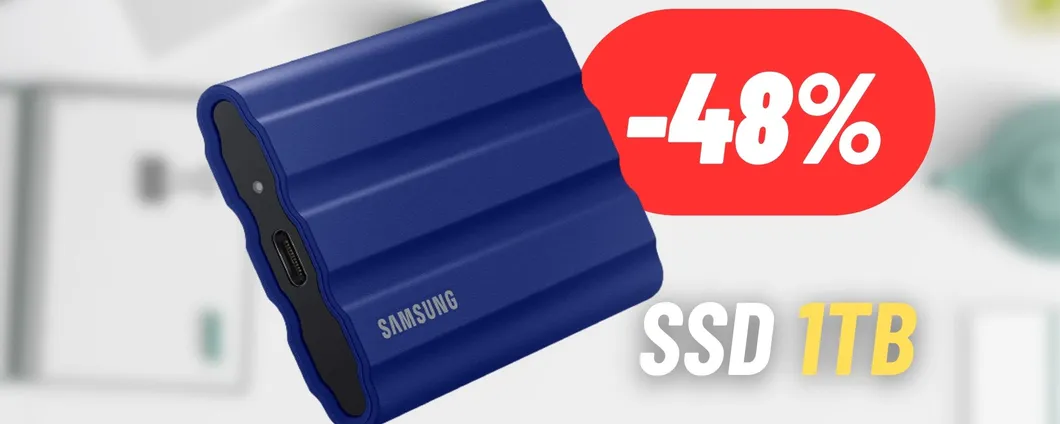 L'SSD Samsung da 1TB è fulminea e funzionale: MEGA SCONTO del 48%