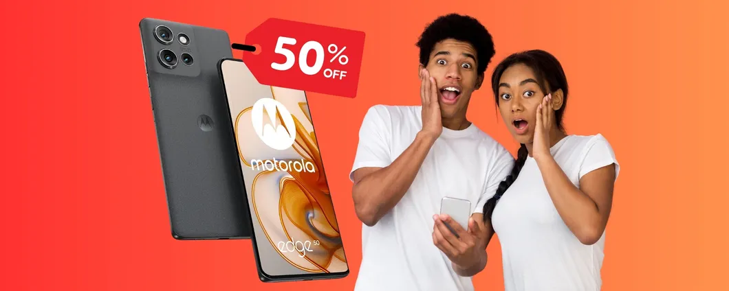 Motorola edge 50 a METÀ PREZZO su Amazon, una follia da non perdere