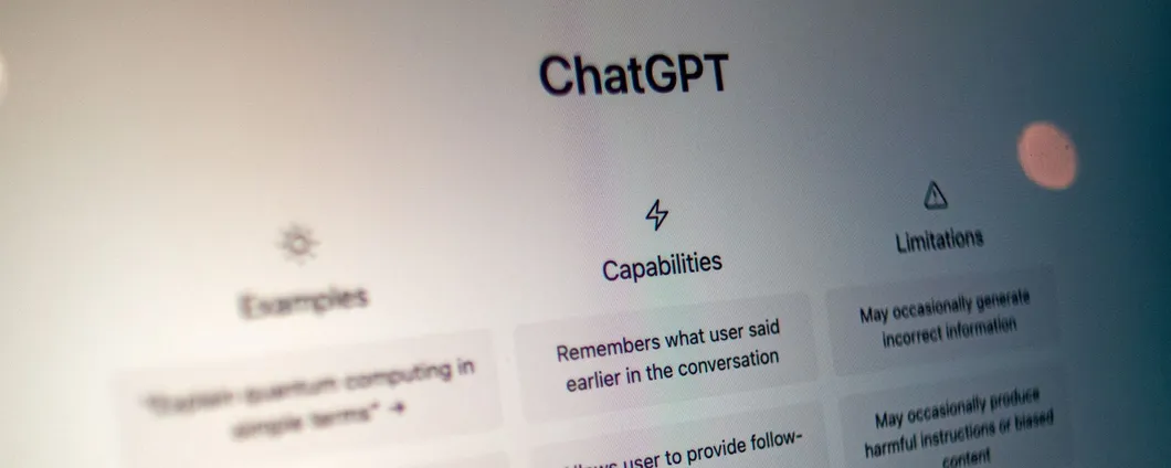 AI: ChatGPT “beve” mezzo litro d’acqua ogni 5 query