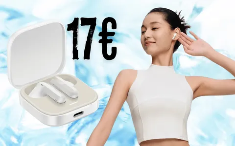 Le cuffiette Bluetooth Redmi Buds 6 Active a soli 17€ non hanno rivali