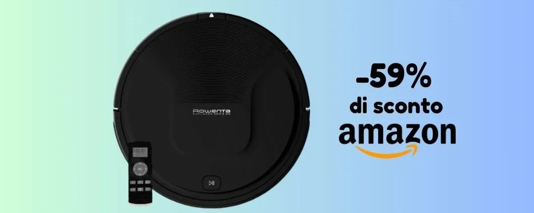 Robot aspirapolvere Rowenta ora è SCONTATISSIMO su Amazon!