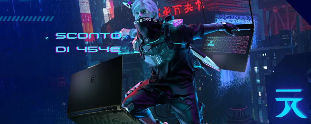MSI Cyborg 15: notebook gaming con Intel Core i7 e GeForce RTX 4050