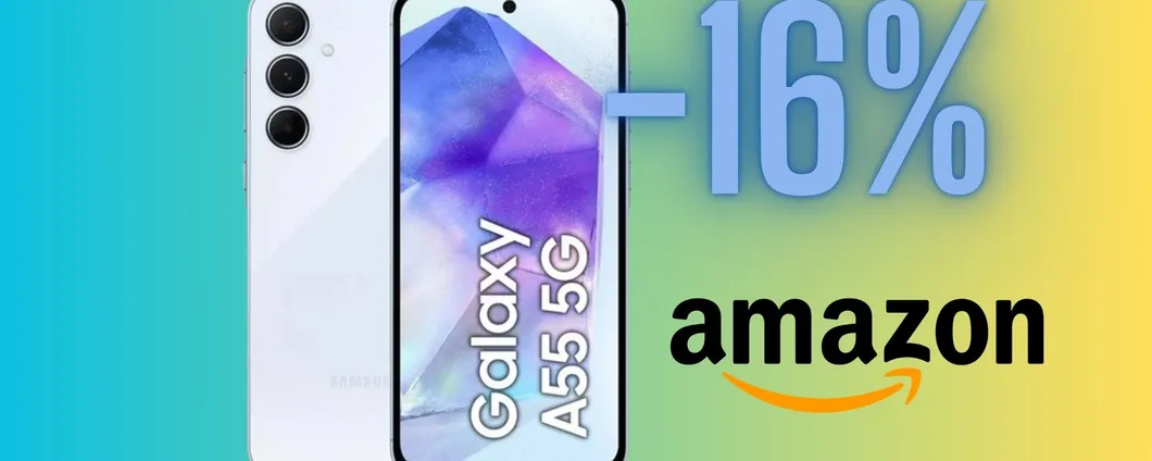 Il Samsung Galaxy A55 è uno dei migliori medio-gamma (-16%)
