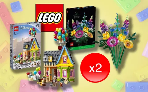 MEGA PROMO: LEGO Pixar UP e LEGO Icons Bouquet a SOLO 80€ per poco tempo!