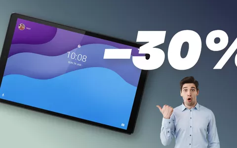 Lenovo Tab M10: il tablet di fascia media oggi costa POCHISSIMO