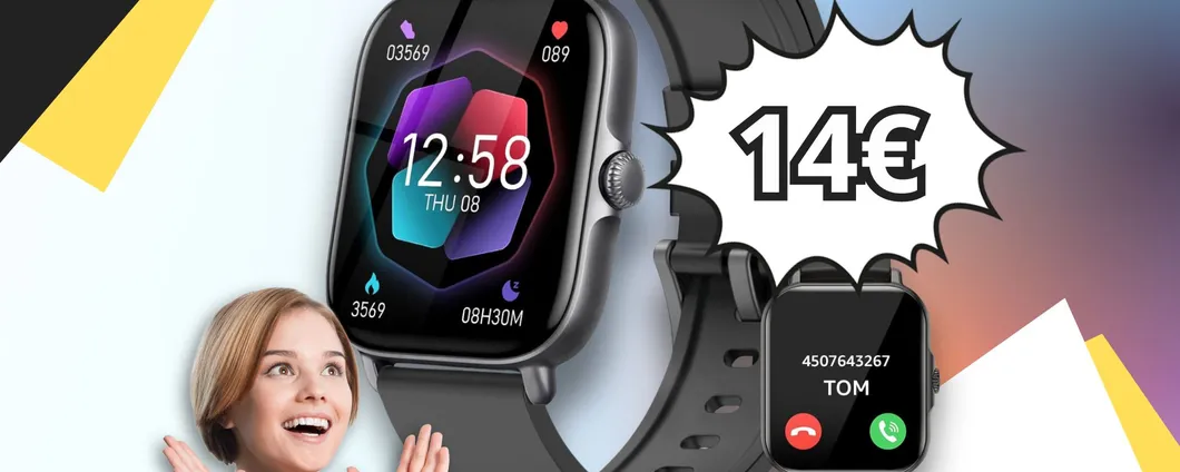 IMPOSSIBILE: APPENA 14€ per lo Smartwatch Unisex che è una perfetta idea regalo!