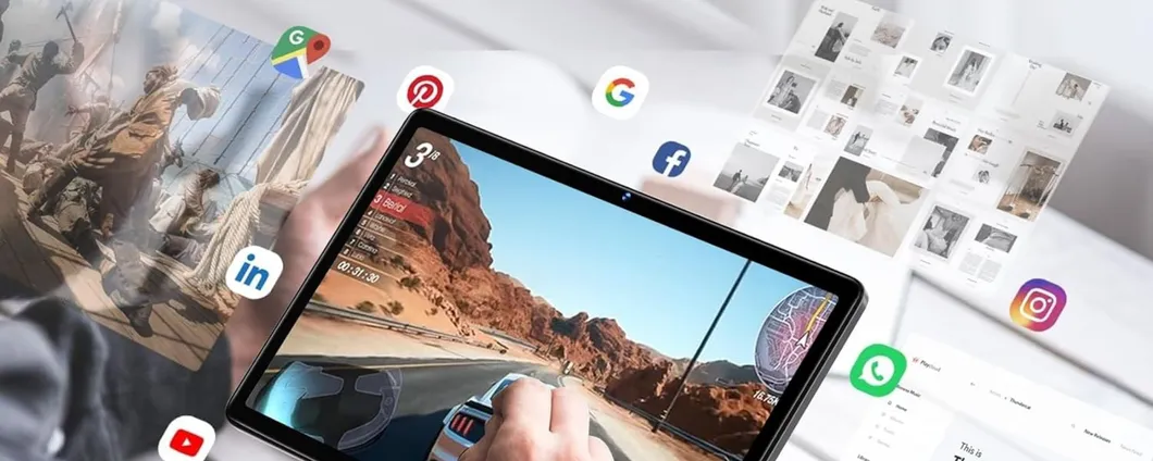 Tablet con 14 GB di RAM e processore Octa-Core 5G a meno di 110 euro su Amazon!