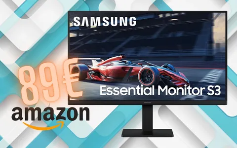 Solo 89€ per il monitor Samsung da 24 pollici con refresh rate a 100Hz