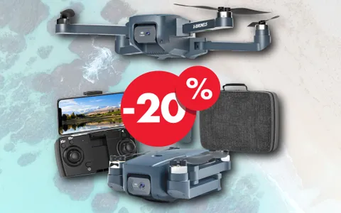 CHE BOMBA il Drone 4K per riprese mozzafiato: costo OCCASIONE per le tue vacanze!