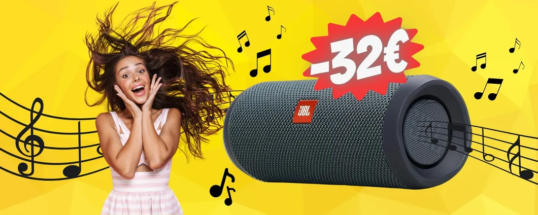 JBL Flip Essential 2: speaker Bluetooth portatile MERAVIGLIOSO (-29%)