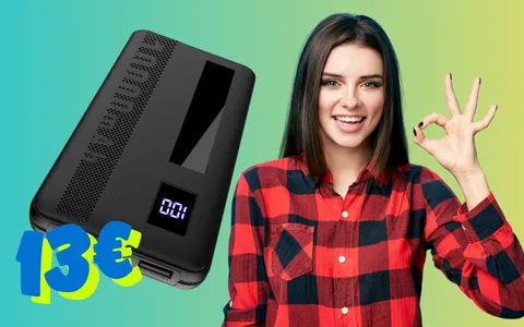 Power Bank da 10000mAh: compatto, potente e in offerta all’89%