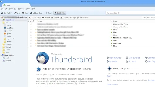 Thunderbird: pubblicata la roadmap del 2019