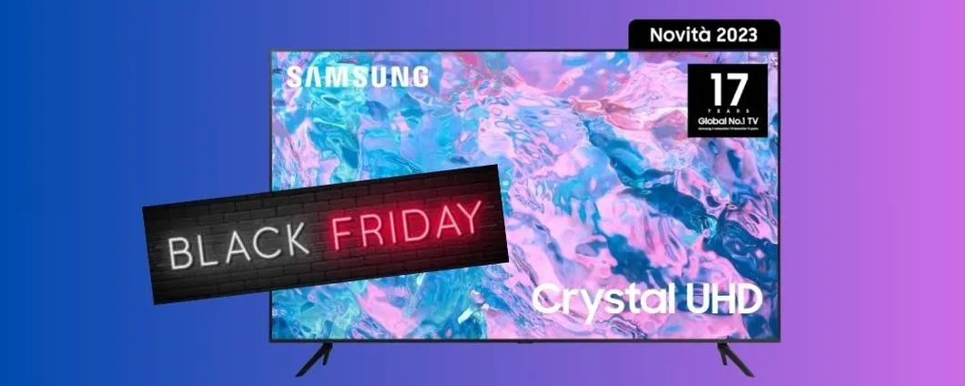 Black Friday: tv Samsung da 55 pollici a PREZZO SUPER BASSO su Amazon!