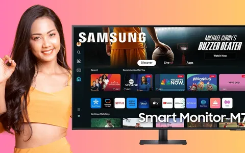 Samsung Smart Monitor UHD 4K da 43 pollici con il 34% di sconto su Amazon