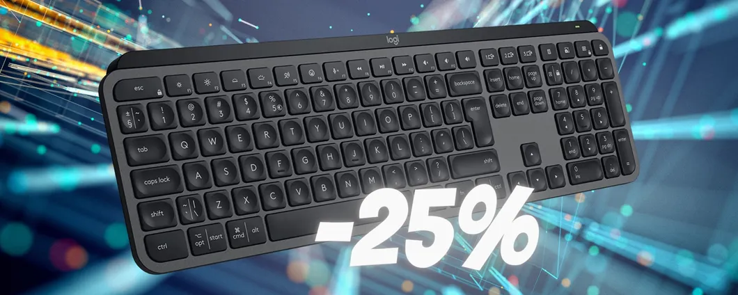 Logitech MX Keys: l'indiscussa REGINA delle tastiere wireless al 25%