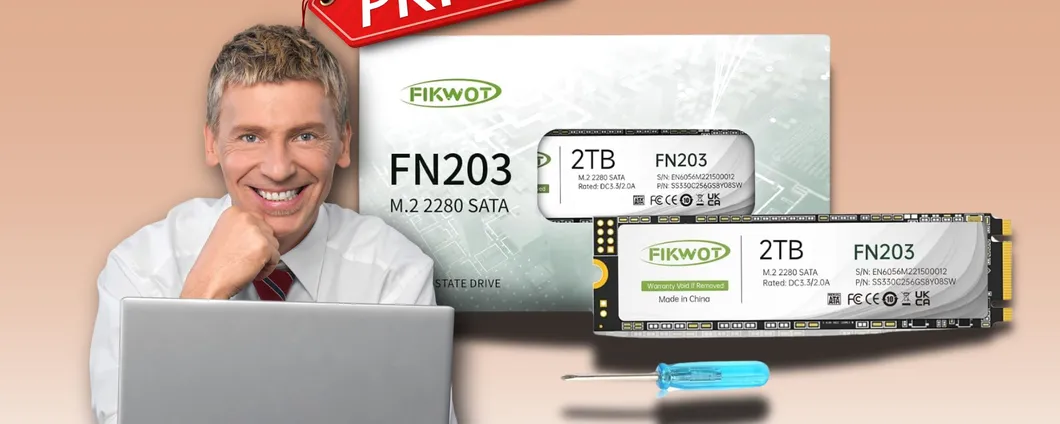 SSD da 2TB: rendi più veloce il tuo PC e approfitta dell'offerta a tempo!