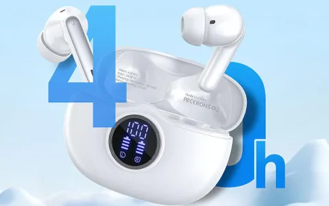 Auricolari Bluetooth 5.3 con cancellazione del rumore, impermeabili e display a meno di 16 euro su Amazon