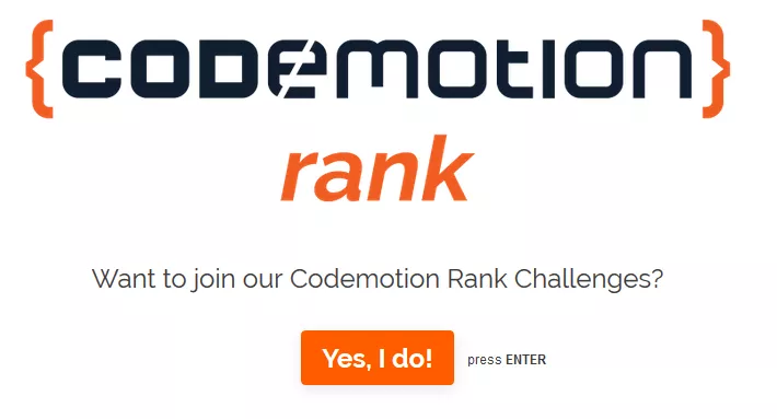 Codemotion Rank: le coding challenge della Codemotion Rome 2019