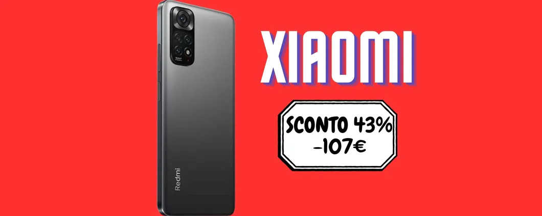 CROLLA DI 107€ il prezzo sullo Xiaomi Redmi Note 11: SCONTO CLAMOROSO