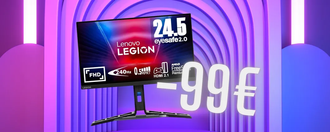 Lenovo Legion: monitor gaming da 24,5
