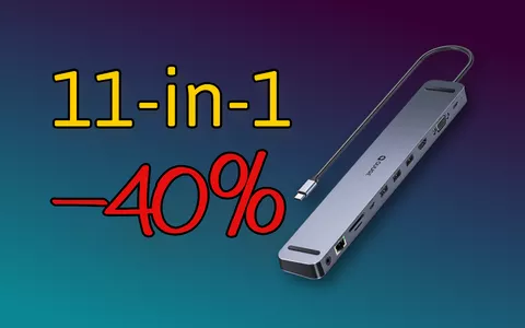 Docking Station USB-C 11-in-1: prezzo A PICCO con lo sconto del 40%