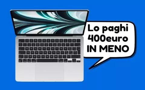 Il MacBook Air più venduto ora ti costa 400 euro IN MENO su Amazon