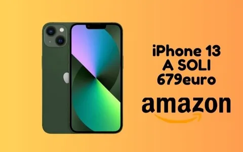 PROMO AMAZON: oggi iPhone 13 tuo ad un prezzo super conveniente!