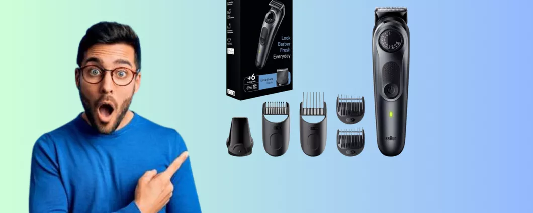 Barba IMPECCABILE con il Rasoio elettrico Braun in OFFERTA SPECIALE