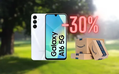 Samsung Galaxy A16: CROLLA IL PREZZO con la promo Amazon