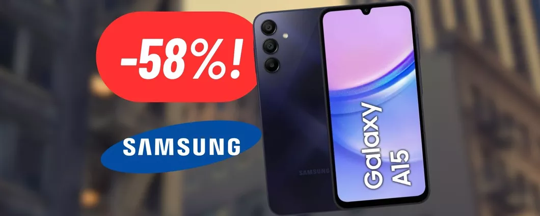 180€ RISPARMIATI sul Samsung Galaxy A15: offerta pazzesca su eBay