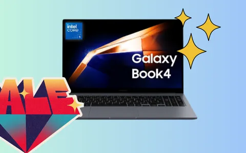 Samsung Galaxy Book4 a quasi metà prezzo: oggi su Amazon risparmi 480€