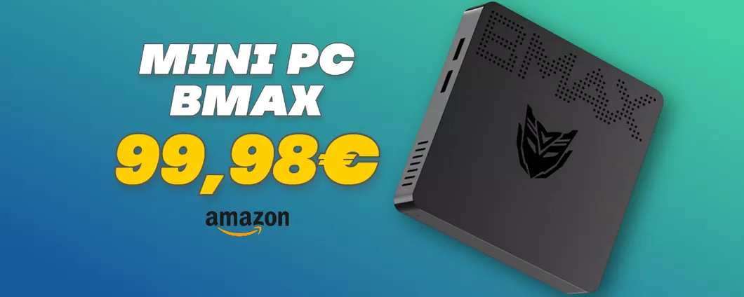 Mini PC BMAX con supporto al 4K in OFFERTA a meno di 100€