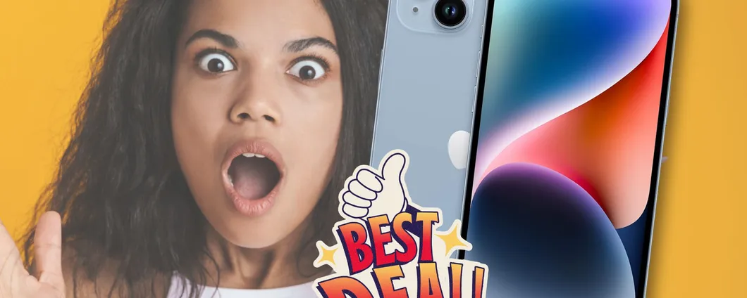 PRECIPITA DI BRUTTO iPhone 14 Plus: scoprilo a soli 699€ nella sua colorazione azzurra!
