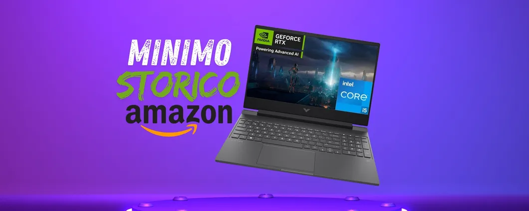 Minimo storico per il Notebook HP Victus con i5, 16GB RAM e RTX 4050