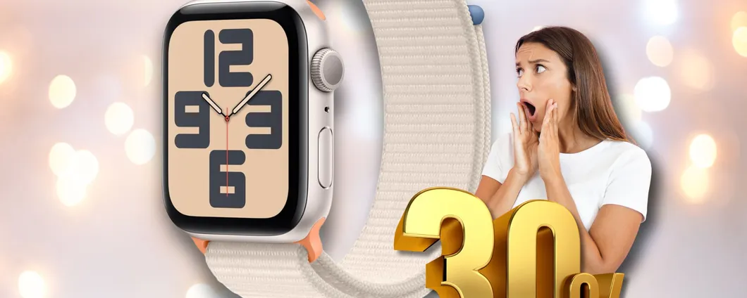 Apple Watch SE: nuovo anno e NUOVA OFFERTA incredibile (-27%)