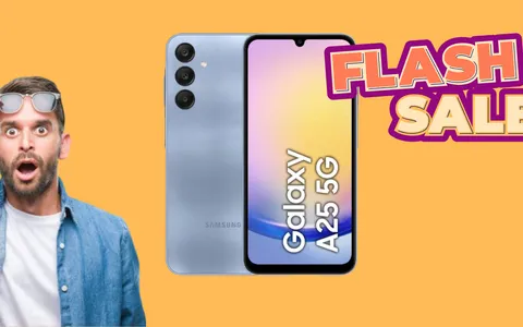 Samsung Galaxy A25: con lo sconto bomba Amazon risparmi 140€
