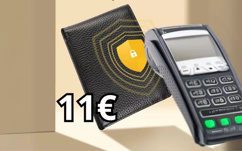 REGGITI FORTE: solo 11€ pper il Portafoglio con blocco RFID perfetto come regalo UOMO!
