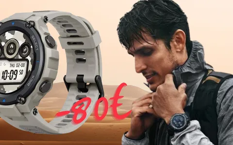 Amazfit T-Rex Pro CROLLA su Amazon, SCONTO di 80€