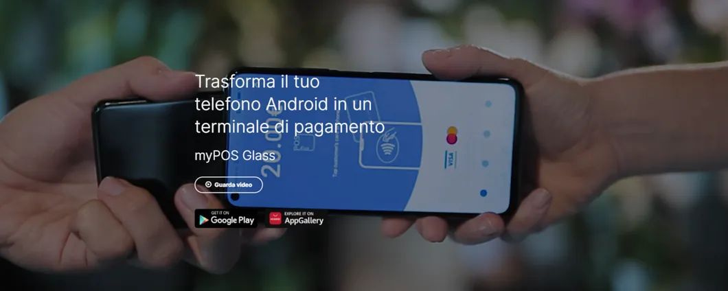Trasforma il tuo smartphone in un POS: prova myPOS Glass gratis