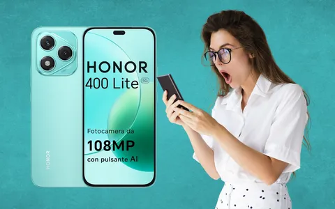 Lo smartphone da comprare per non spendere è HONOR 400 Lite (-50€)