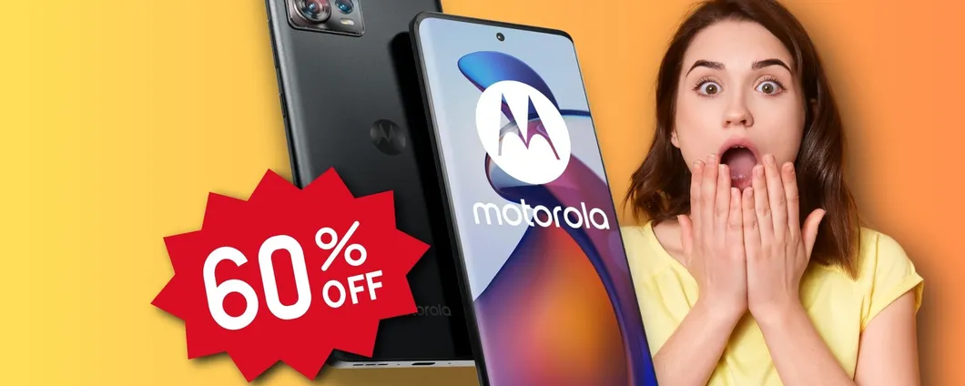 Motorola Moto Edge 30 Fusion: PAZZESCO 60% di sconto per un prezzo REGALATO