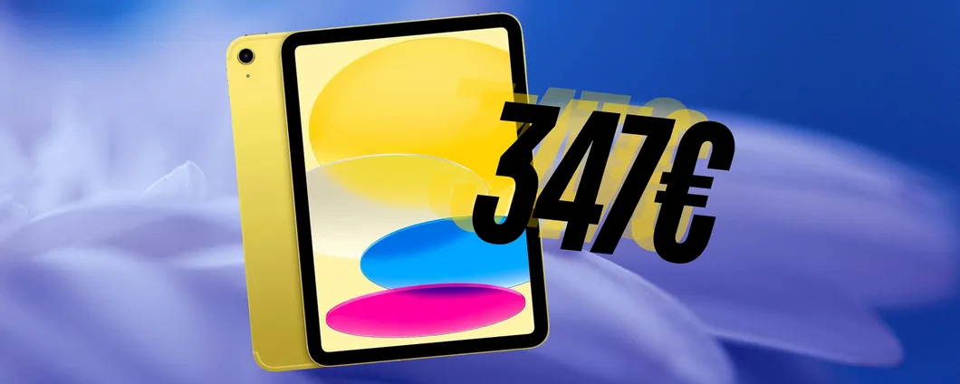 iPad di 10ª generazione (2024) con chip A14 Bionic in super sconto