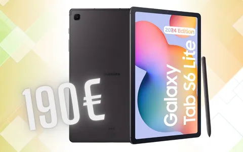 Samsung Galaxy Tab S6 Lite con S Pen inclusa a PREZZO SHOCK