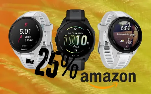 Garmin Forerunner 165: display AMOLED da 43mm, GPS e 25 profili sport